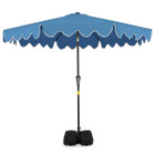 Ruffled Patio Umbrella with Base product image
