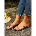 Women's Leopard Print Flip Flops product image
