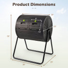 Dual Chamber Compost Tumbler  product image