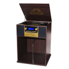 Boyleston 7-in-1 3-Speed Turntable Music Center with Album Storage product image