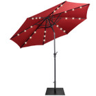 9ft Market Patio Umbrella with Solar Lights  product image