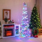 7ft Outdoor Spiral Pre-Lit Christmas Tree with LED Lights product image
