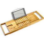 Tregini Luxury Bathtub Adjustable Bamboo Wood Tray product image