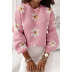 Mariah Floral Pattern Drop Shoulder Sweater product image