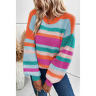 Ivy Knit Drop Shoulder Puff Sleeve Sweater product image