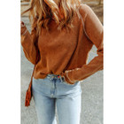 Cataleya Textured Round-Neck Long-Sleeve Top product image