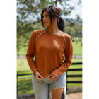 Cataleya Textured Round-Neck Long-Sleeve Top product image