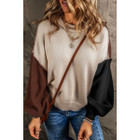 Aspen Bishop Sleeve Ribbed-Trim Sweater product image