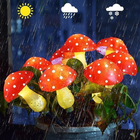 Solar Powered Mushroom Garden Lights  product image