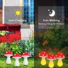 Solar Powered Mushroom Garden Lights  product image