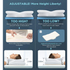 Adjustable Neck Cervical Memory Foam Pillow product image