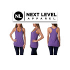 Next Level Apparel Ladies' French Terry Racerback Tank product image