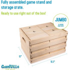 Giantville 60-Piece Giant Tumbling Timber Toy product image