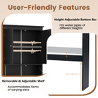Over the Toilet Storage Cabinet with Toilet Paper Holder product image