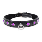Master Series Royal Vixen Black Leather Choker Necklace product image