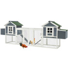 144” Large Wooden Chicken Coop with Ramps and Nesting Boxes product image
