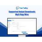 TexTalky AI Text-to-Speech Advanced Program: Lifetime Subscription product image