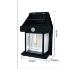 Solar Retro Wall Sconce (1 or 2-Pack) product image