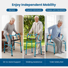 One-button Folding Adjustable Height Walker product image