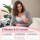 Wearable Electric Breast Pump with LCD Display product image