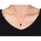 2.00 Carat (ctw) Garnet Heart Pendant Necklace product image