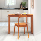 Outdoor Indoor Dining Table With Slatted Tabletop product image