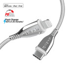 Naztech Titanium USB-C to Lightning Braided Cable product image