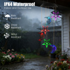 Solar Color-Changing  Moon & Star Wind Chime (1 or 2-Pack) product image