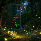 Solar Color-Changing  Moon & Star Wind Chime (1 or 2-Pack) product image