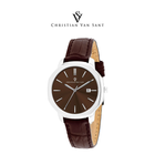 Christian Van Sant Women's Octave Slim Brown Dial Watch  product image