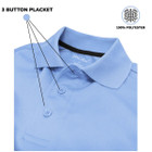 Men's Dry Fit Moisture-Wicking Polo Shirt (5-Pack) product image