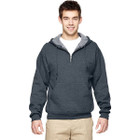 Jerzees Fleece Quarter-Zip Pullover Hooded Sweatshirt (Small) product image