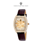 Christian Van Sant Women's Lotus Brown Dial Watch product image