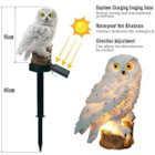 Owl-Shaped Solar Garden Stake Light product image