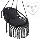 Macrame Swing Chair with Soft Cushions product image