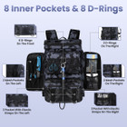 Fishing Backpack with Rod Holders and Multi‑Pocket Tackle Storage product image