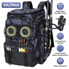 Fishing Backpack with Rod Holders and Multi‑Pocket Tackle Storage product image
