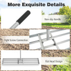 36” x 10” Lawn Leveling Rake with Non-Slip Handle product image