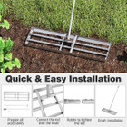 36” x 10” Lawn Leveling Rake with Non-Slip Handle product image
