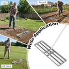 36” x 10” Lawn Leveling Rake with Non-Slip Handle product image