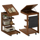 C-Shaped End Table with Adjustable Desktop (1- or 2-Pack) product image