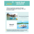 Amphibious Inflatable Beach Lounger product image