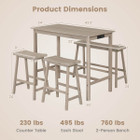 4-Piece Counter Height Dining Table Set  product image