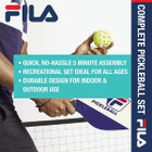 FILA Accessories Pickleball Net Set with Paddles and Balls  product image
