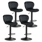 Bar Stool Set with Velvet Backrests and Padded Seats (Set of 2 or 4) product image