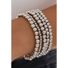 Silver Multi Layered Beaded Bracelet product image