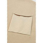 Lindsey Patch Pocket Ribbed Knit Short Sleeve Sweater product image