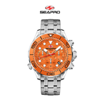 Seapro Men's Mondial Timer Orange Dial Watch product image