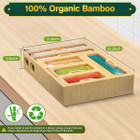 6-in-1 Bamboo Storage Organizer product image