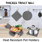 Honeycomb Silicone Trivet Set (4-Pieces) product image